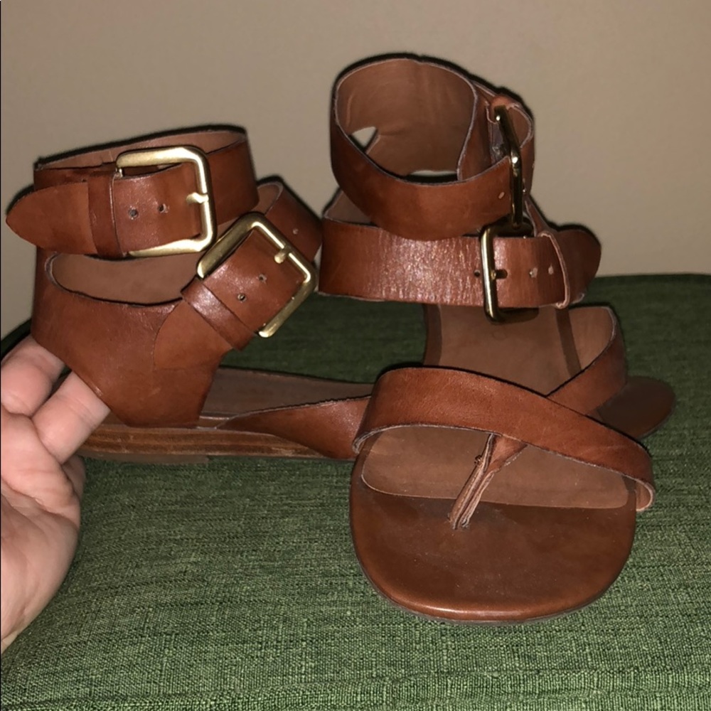 Brown sandals